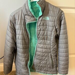 Girls North Face Reversible Jacket